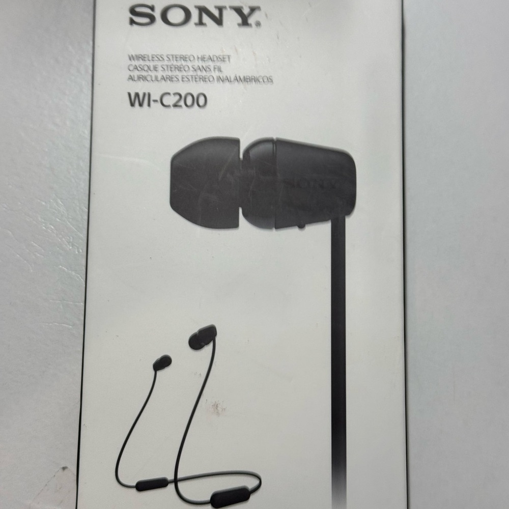 Sony WI-C200 Wireless Stereo Headset - Black